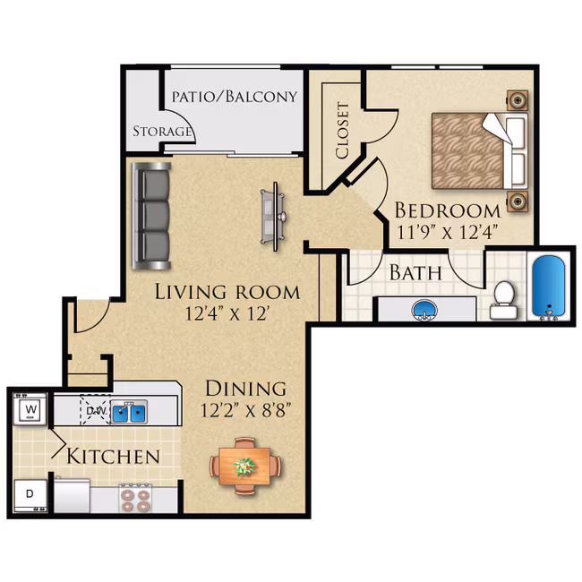 Unit 1060 1060 floor plan